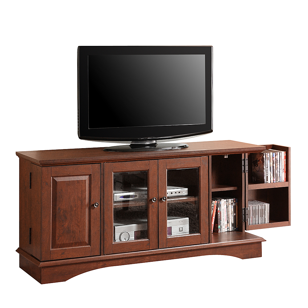 Left View: CorLiving - Bromley TV Bench, for TVs up to 75" - Ravenwood Black