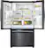 Alt View 14. Samsung - 24.6 Cu. Ft. French Door Fingerprint Resistant Refrigerator - Black Stainless Steel.