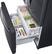 Alt View 15. Samsung - 24.6 Cu. Ft. French Door Fingerprint Resistant Refrigerator - Black Stainless Steel.