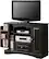 Angle. Walker Edison - Rustic Traditional TV Stand Cabinet for Most TVs Up to 50" - Black.