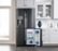 Alt View Zoom 19. Samsung - 22.5 Cu. Ft. Counter Depth 4-Door Flex French Door Fingerprint Resistant Refrigerator with Convertible Zone - Black Stainless Steel.