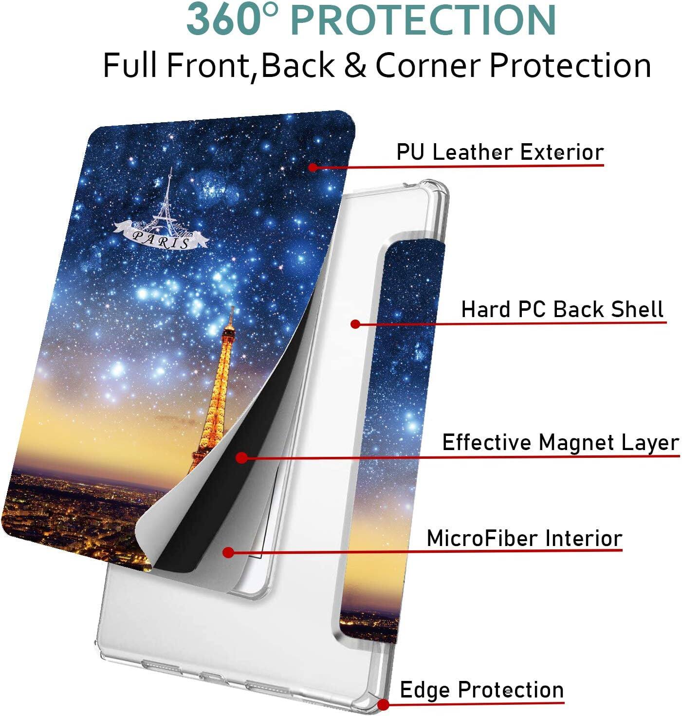 360° PROTECTION Full Front, Back & Corner Protection

PU Leather Exterior

PARIS

Hard PC Back Shell

Effective Magnet Layer

MicroFiber Interior

Edge Protection