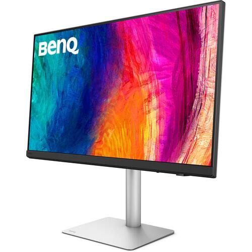 Alt View 2. BenQ - PD3226G 31.5" 4K UHD 144 Hz Monitor 5 ms, Integrated Speakers, USB Hub, Swivel, Tilt, Rotation, Height Adjustments - Gray.
