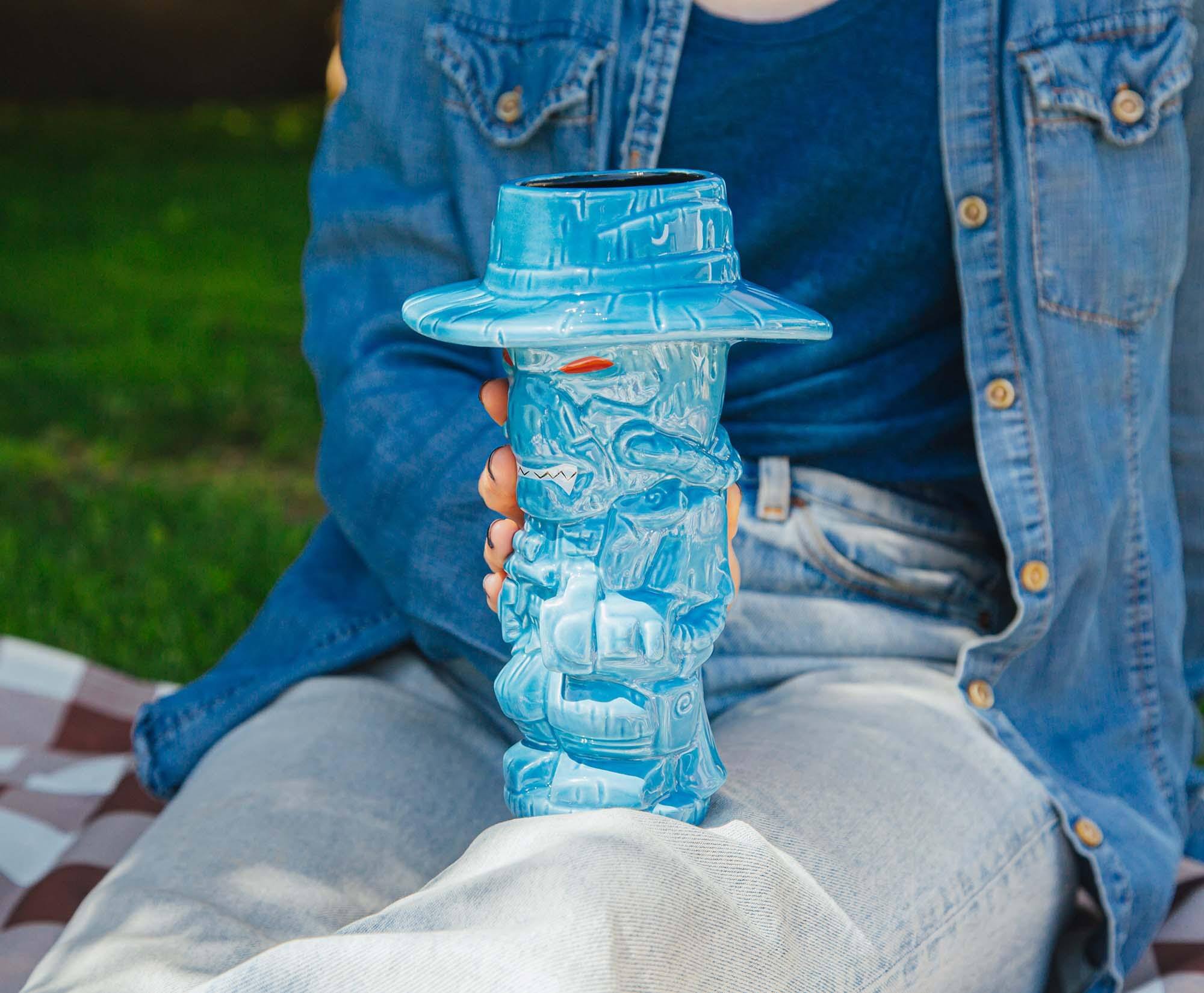 Alt View 5. Star Wars - Geeki Tikis Star Wars: The Book Of Boba Fett Cad Bane Ceramic Mug | 18 Ounces - Blue.