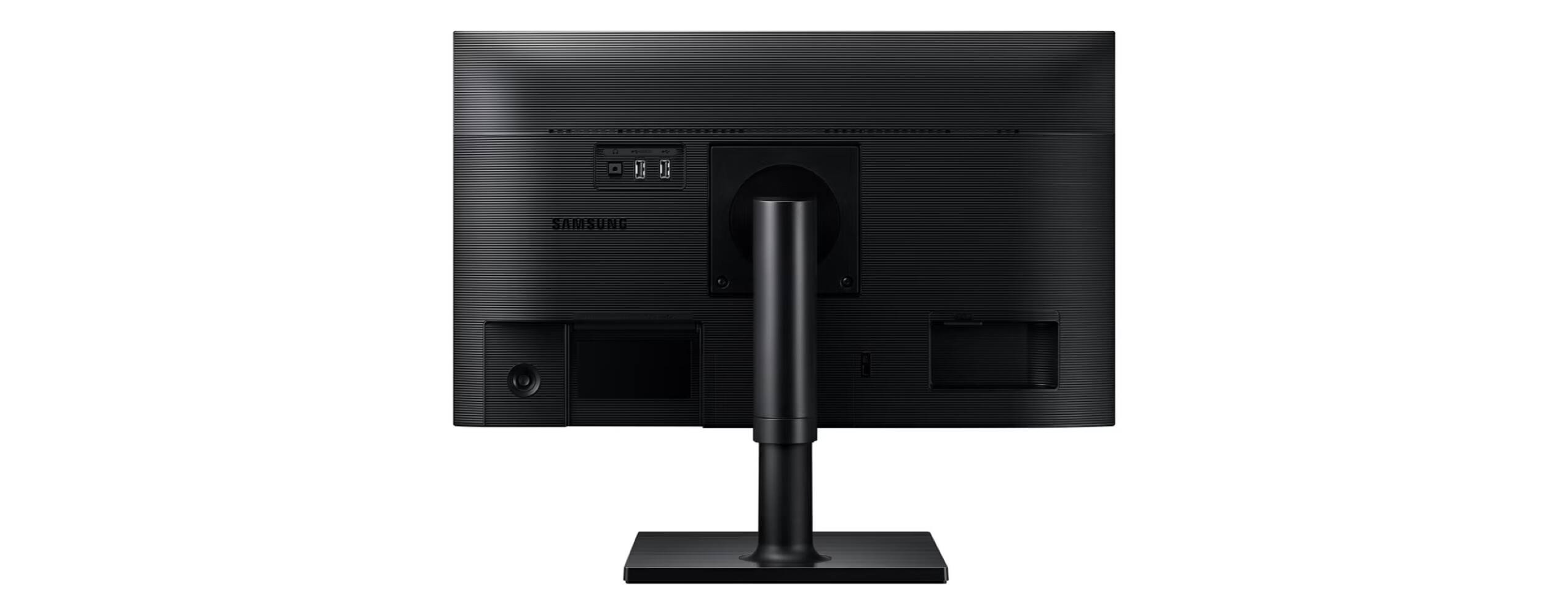 Alt View 1. Samsung - Samsung T45F 24" Borderless IPS Panel Adjustable Professional FHD Monitor (HDMI, USB, DisplayPort) - Black.