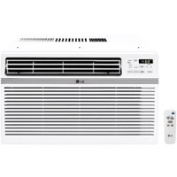 LG - 550 Sq. Ft. 12, 000 BTU Electronic AC with Remote - White - Front_Zoom