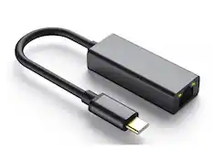 Front. Nippon Labs - Nippon Labs USB 3.1 Type C Male to Gigabit Ethernet Female Adapter (10/100/1000Mbps) Black Color.