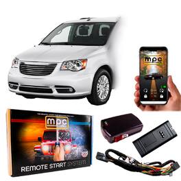 MPC - Plug-n-Play SmartPhone Activated Starter For 2008-2010 Chrysler Town & Country - Black