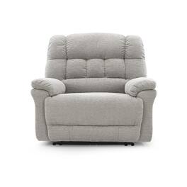 Heartland Furniture - Oversized Recliner Chair – Heavy-Duty Recliners with Wide Seat, Light Grey - Light Gray