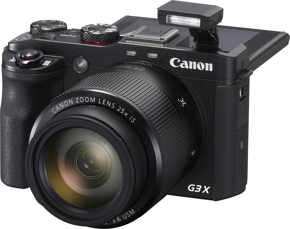 Best Buy: Canon PowerShot G3 X 20.2-Megapixel Digital Camera Black 