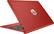 Back. HP - Pavilion x2 - 10.1" - Intel Atom - 64GB - With Keyboard - Sunset Red.