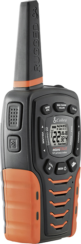 

Cobra - 35-Mile, 22-Channel 2-Way Radios (Pair) - Black/Orange