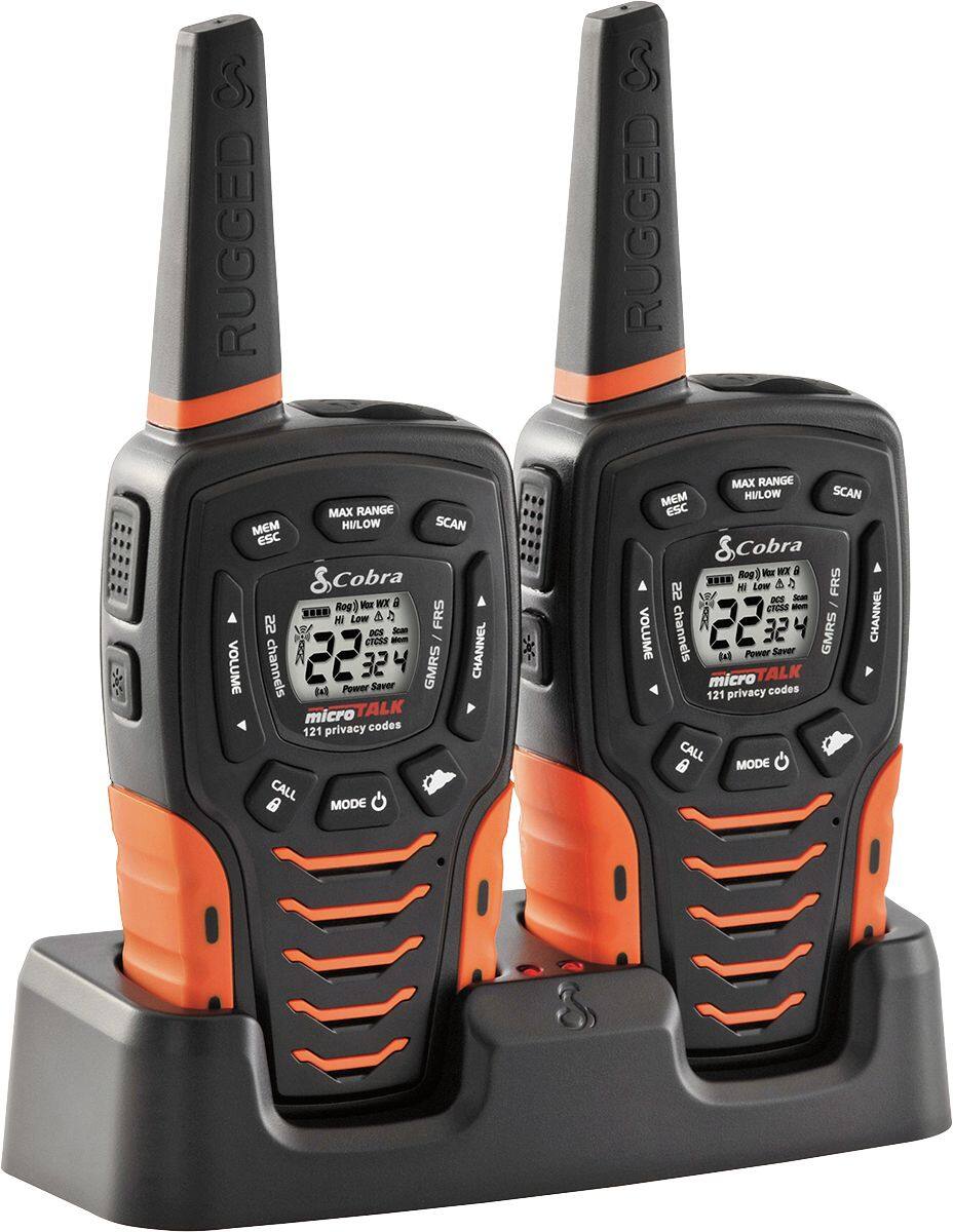 Alt View 11. Cobra - 35-Mile, 22-Channel 2-Way Radios (Pair) - Black/Orange.