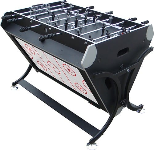 Best Buy: Trademark 7-in-1 Rotating Game Table Black/Silver 15-3112