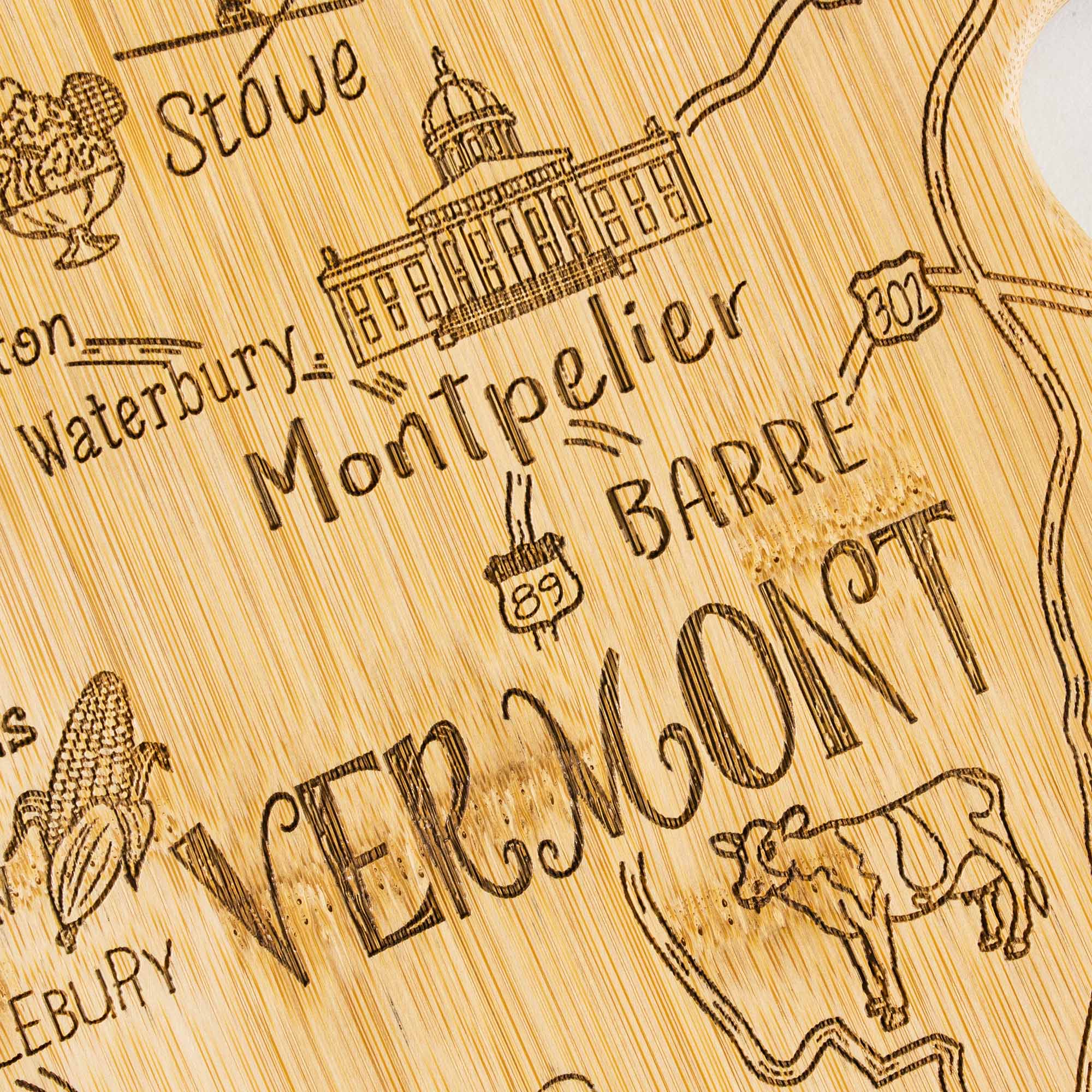 Stowe  
Waterbury  
Montpelier  
BARRE  
VERMONT