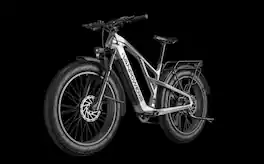 Vanpowers - GrandTeton Pro Adult 26" Step-Over 750W Hub Motor E-Bike - Galaxy Silver