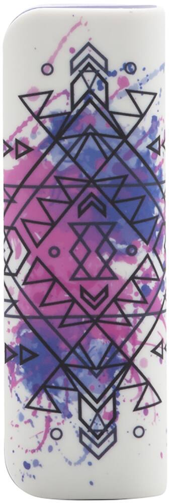 Front. Altec Lansing - Fashion Power Bank Portable Charger - Pink/Purple/White.