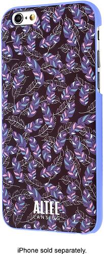 Altec Lansing - Style-Up Hard Shell Case for Apple® iPhone® 6 and 6s - Purple/Black - Larger Front