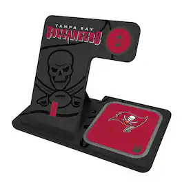 Keyscaper - Tampa Bay Buccaneers 3-In-1 Wireless Charger - Multicolor