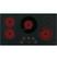Alt View 12. GE Profile - 36" Built-In Electric Cooktop - Black.
