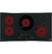 Alt View 13. GE Profile - 36" Built-In Electric Cooktop - Stainless Steel on Black.