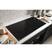 Alt View 14. GE Profile - 36" Built-In Electric Cooktop - Stainless Steel on Black.