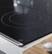 Alt View 18. GE Profile - 36" Built-In Electric Cooktop - Stainless Steel on Black.