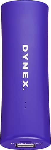 Dynex™ - 2000 mAh Portable Charger - Blue - Larger Front