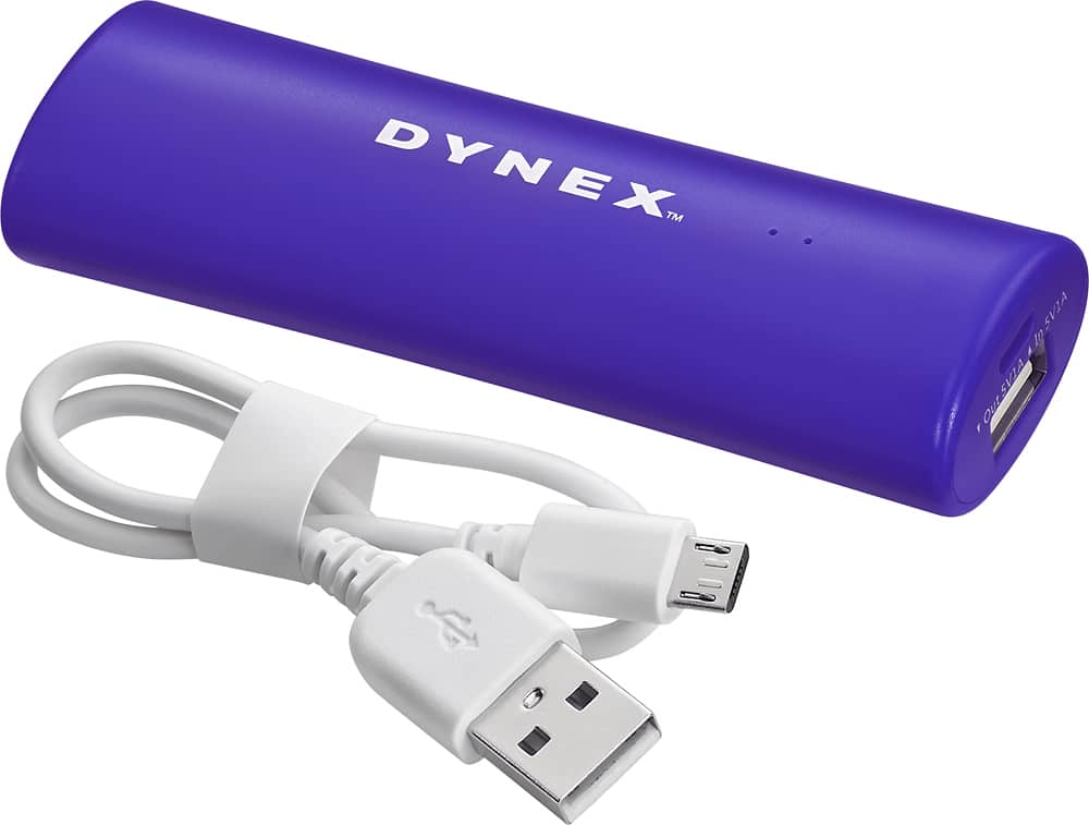 Alt View 12. Dynex™ - 2000 mAh Portable Charger - Blue.