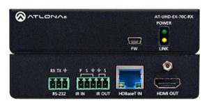 Atlona - HDMI Over HDBaseT Receiver - Black - Angle_Zoom