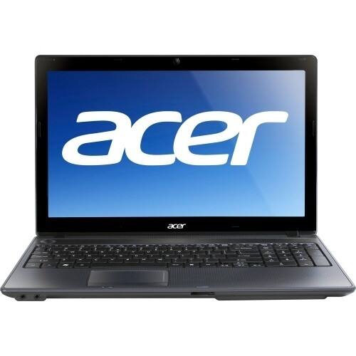 Front Standard. Acer - 15.6" Aspire Notebook - 4 GB Memory - 500 GB Hard Drive.