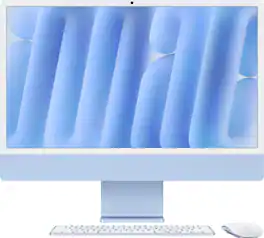 Apple - iMac 24-inch All-in-One - M6 chip - 12 Core CPU - 12 Core GPU - Standard Glass - 16GB Memory - 256GB SSD - Blue