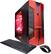 Angle Standard. CyberPowerPC - Gamer Xtreme Desktop - 8GB Memory - 1TB Hard Drive - Black, Red.