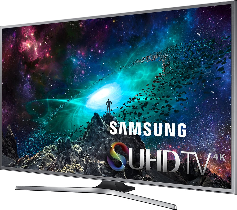 Left. Samsung - 60" Class (60" Diag.) - LED - 2160p - Smart - 4K Ultra HD TV - Black.