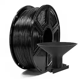 Flashforge - Carbon Fiber ASA 3D Printer Filament-1.75mm-1kg (2.2 lbs) Spool - Black