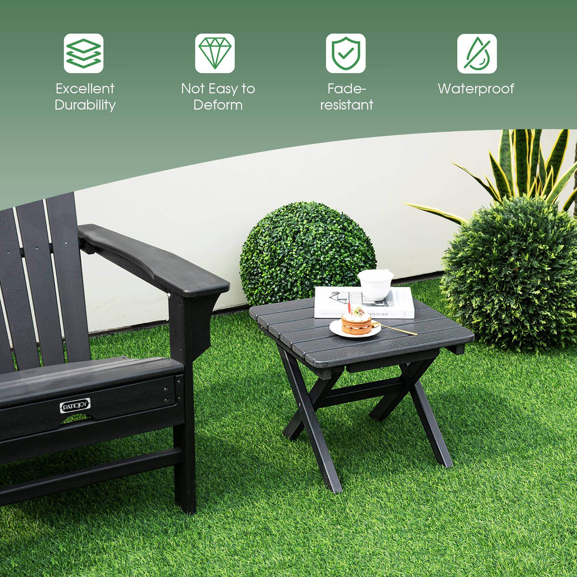 Excellent Durability  
Not Easy to Deform  
Fade-resistant  
Waterproof