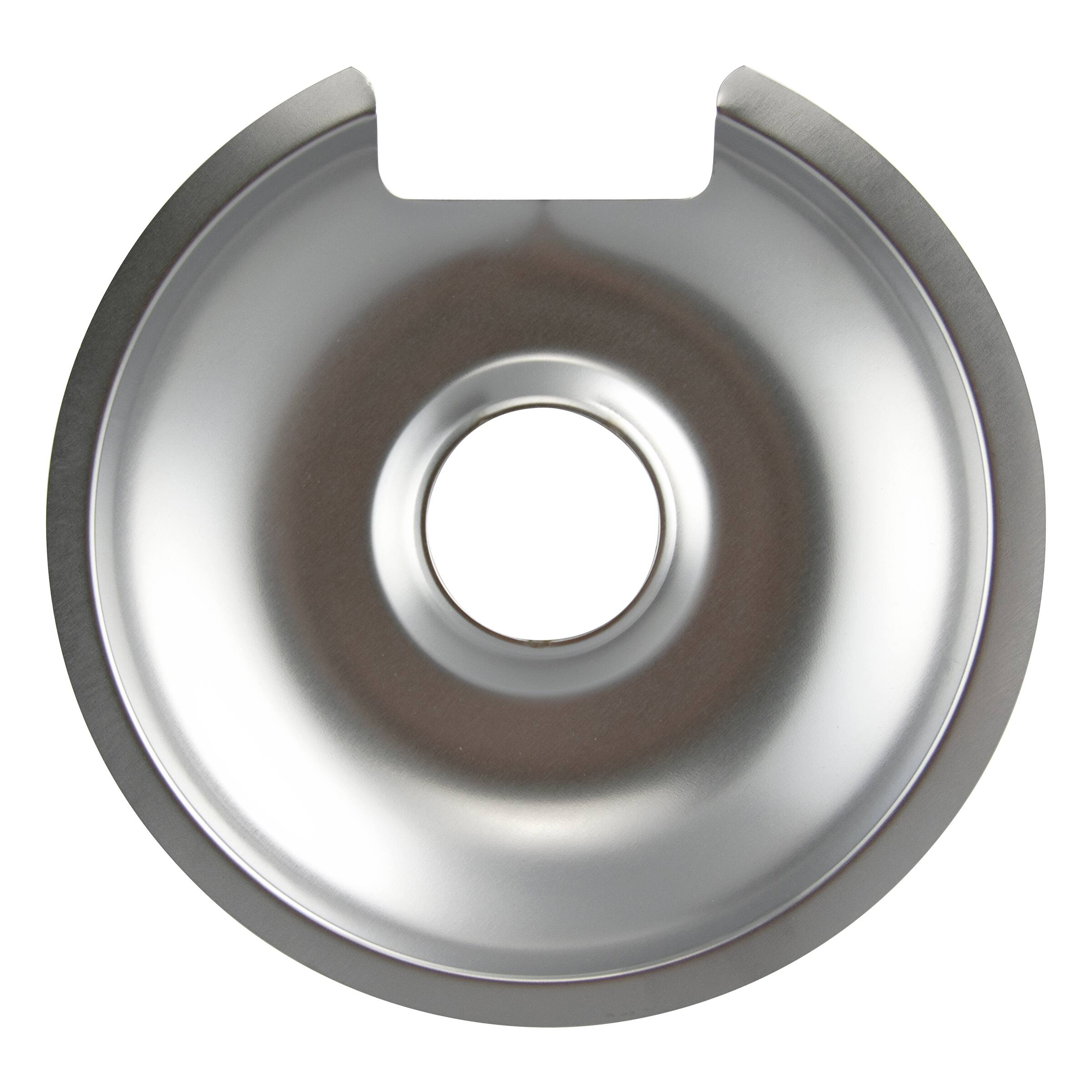 Alt View 5. Range Kleen - Range Kleen 10565X Style D 5pk Heavy Duty Chrome Drip Pans, 2 Large and 3 Small.