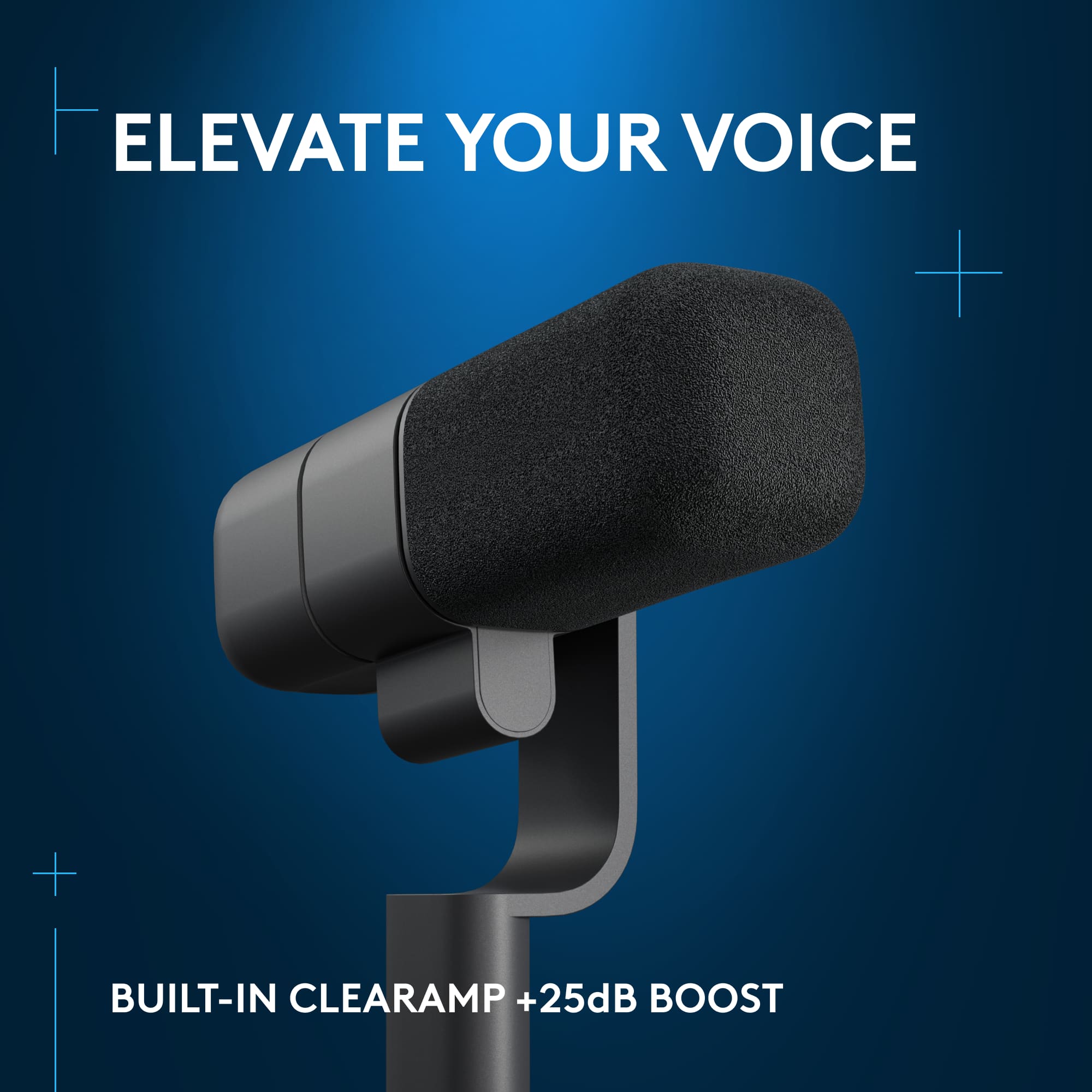 Elevate Your Voice + Built-In Clearamp + 25dB Boost