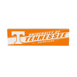 Evergreen Enterprises - Tennessee Volunteers 5" x 18" Shadow Logo Wood Mantle Sign - Multicolor