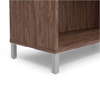 Alt View 3. Union & Scale - Essentials 5 Shelf 72"H Laminate Bookcase, Espresso - Espresso.