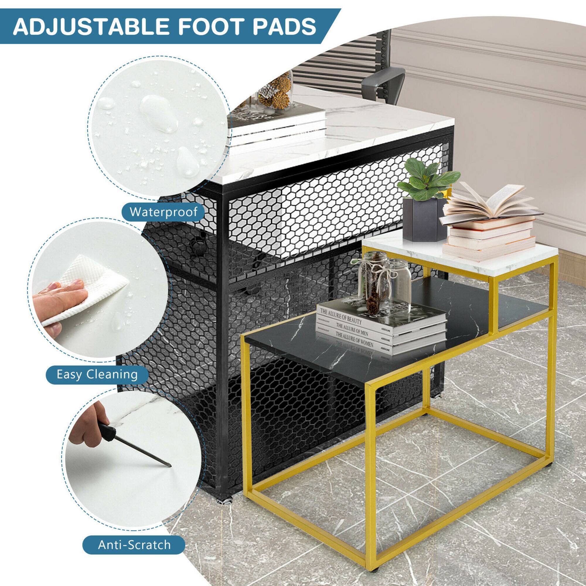 ADJUSTABLE FOOT PADS, Waterproof, Easy Cleaning, Anti-Scratch