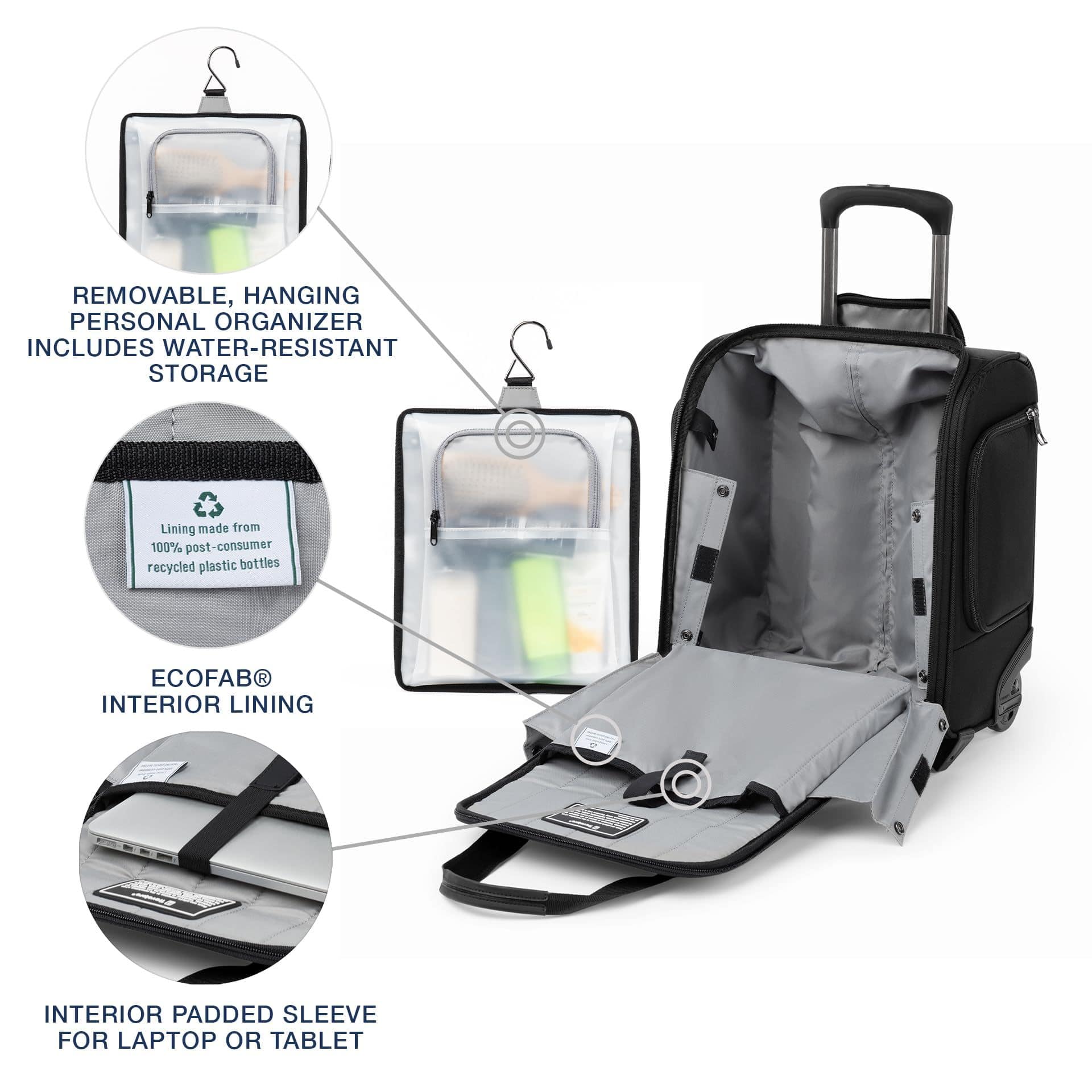 Travelpro Crew Classic Lightweight Softside Underseat Rolling