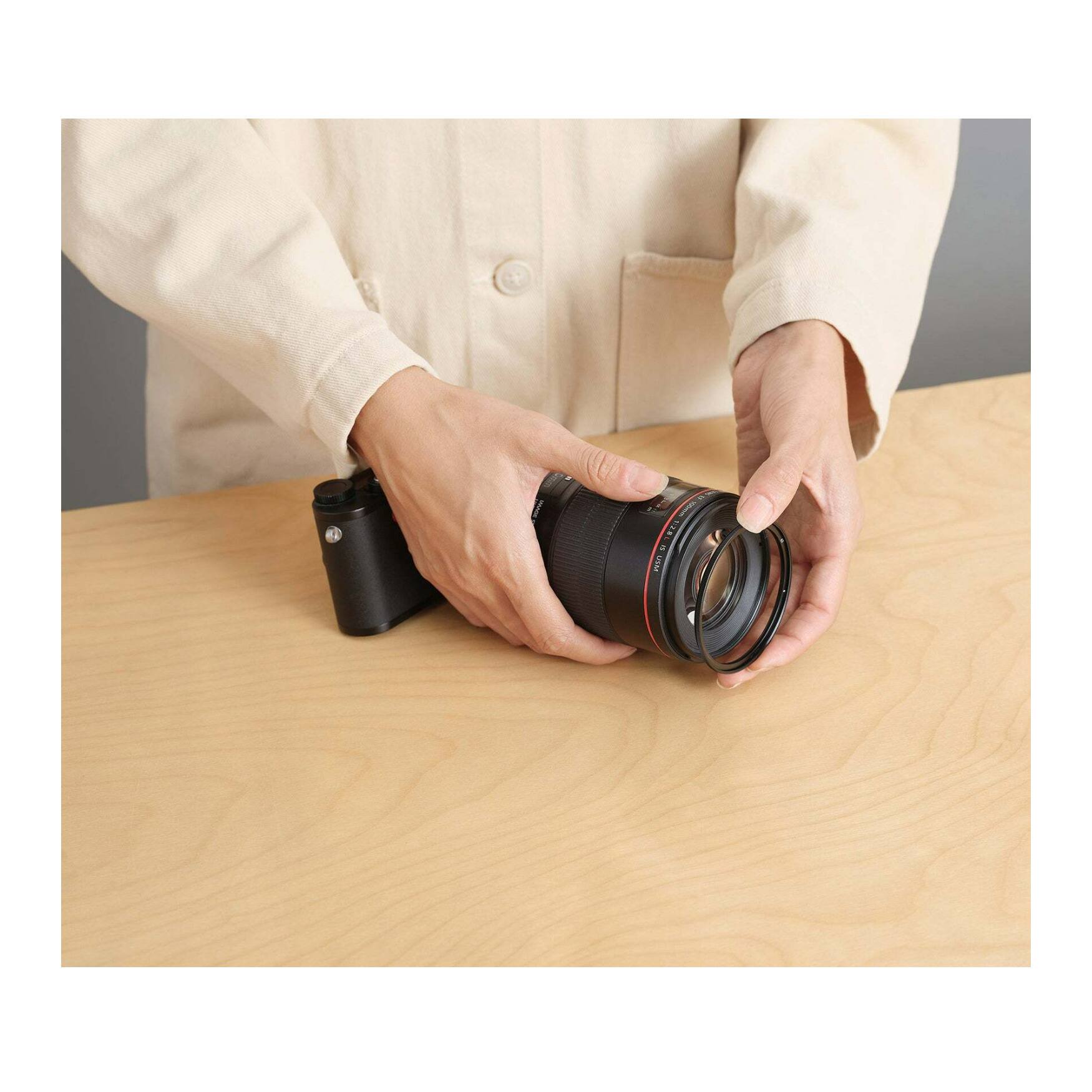 Back. Urth - Urth 58mm Magnetic ND1000 10 Stop Nano Coating and Ultra Slim Lens Filter Plus+.