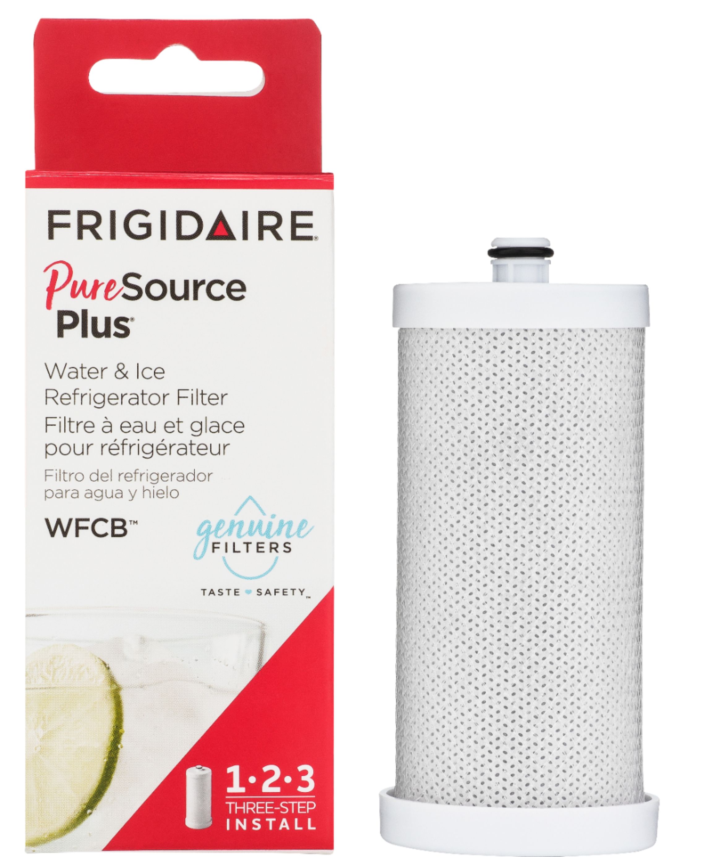 Welkom Refrein tennis Frigidaire PureSourcePlus Replacement Water Filter White WFCB - Best Buy