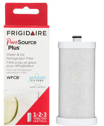 Front. Frigidaire - PureSourcePlus Replacement Water Filter - White.