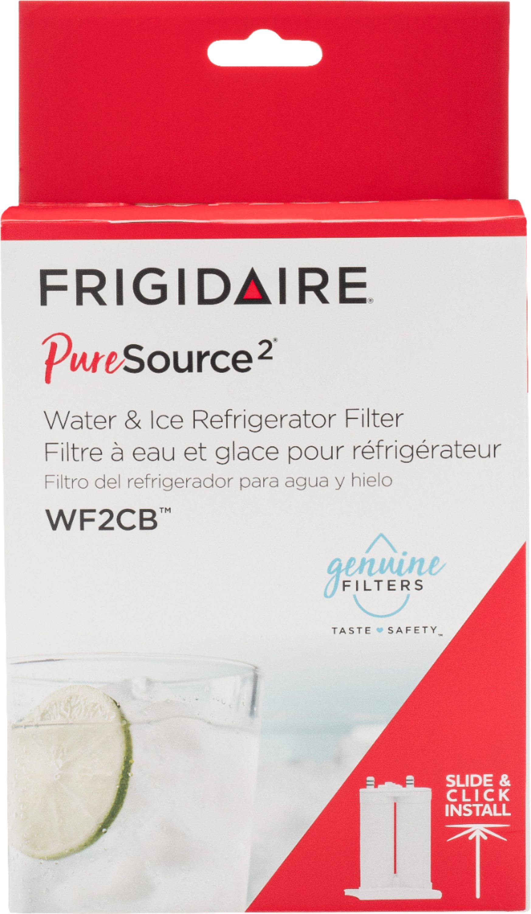 Angle View: Frigidaire WF2CB PureSource2 Refrigerator Water Filter