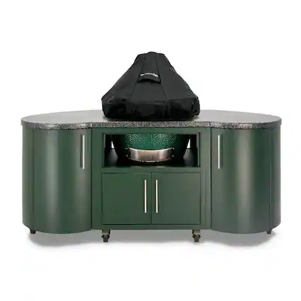 Front. Big Green Egg - Big Green Egg - BGE126504 Universal-fit egg cover F fits XLarge an covers.