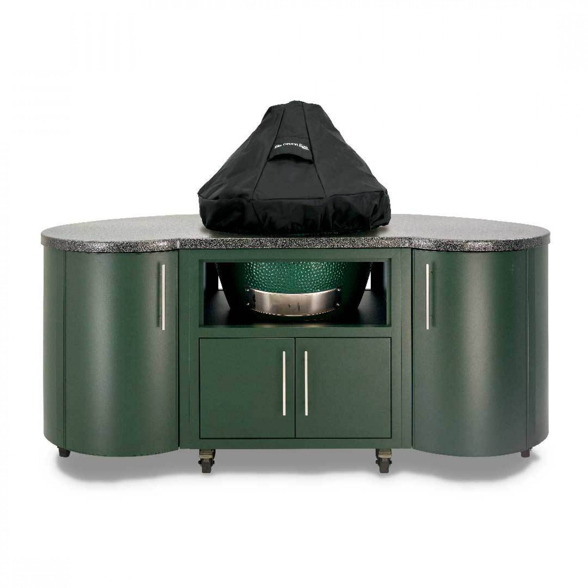 Front. Big Green Egg - Big Green Egg - BGE126504 Universal-fit egg cover F fits XLarge an covers.