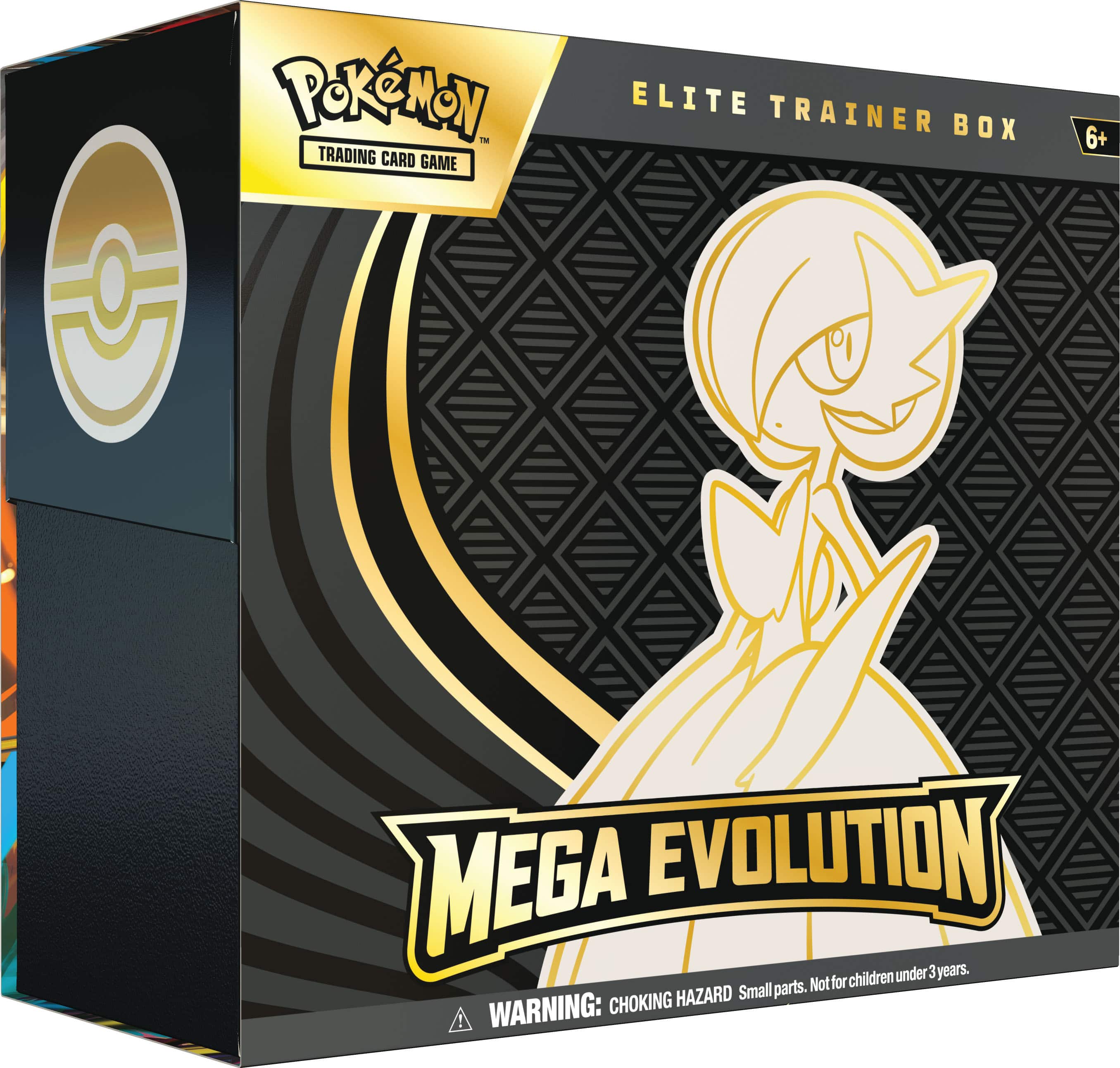 PoKeMON Trading Card Game Elite Trainer Box 6+ Mega Evolution
WARNING: CHOKING HAZARD Small parts. Not for children under 3 years.