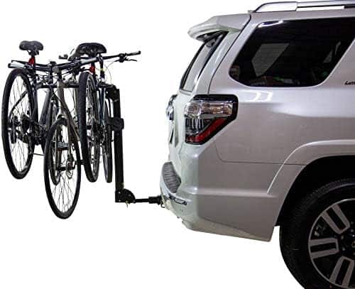 Alt View 6. Saris - Grand Slam 3-Bike Hitch Rack – Tilting, Foldable, 105 lbs Cap - Carbon Black.